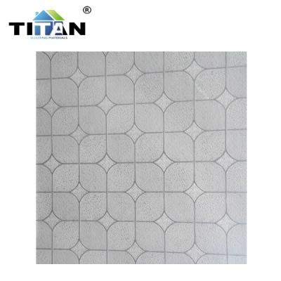 China Artistic Ceilings PVC Gypsum Ceiling Tiles 155 Perforated , Vinyl Ceiling Tiles for sale