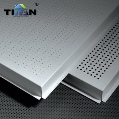 China Artistic Ceilings TITAN Ceiling Tiles Perforated Metal Ceiling Suspended Ceiling for sale