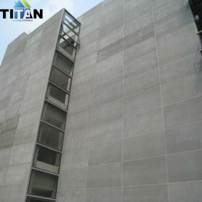 China TITAN Modern Grain Fiber Cement SUP Wooden Board 200x300x8mm for sale