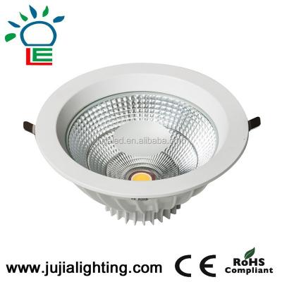 China Aluminum Alloy Hot Sale Low price Indoor high power dimmable 30w COB led downlight for sale