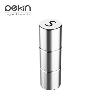 China Industrial Magnet Pekin Neodymium Magnet Super Strong Diametral Cylinder Magnetized Diameter Permanent Magnet for sale