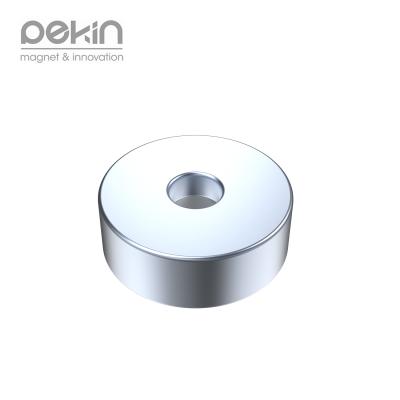 China Industrial Magnet Peking Ring Shaped Magnet Strong Rare Neodym NdFeB N35 Magnetic Neodymium Magnet for sale