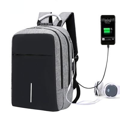 China New Anti-theft Backpack For Men's Business Multifunction Anti-theft Bag Laptop 15.6 Inch USB Charging Oxford Cloth Backpack Casual Man for sale