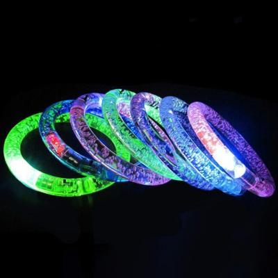 China Acrylic+electric elements new party products bubble LED pop spinning bracelet and glasses LED bracelet LED for kids for sale