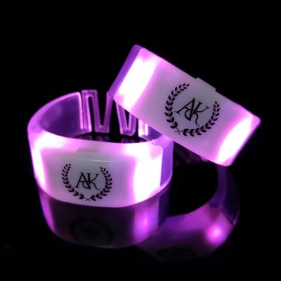 China ABS case+PVC bands+electric elements Glowing Parker Timer Concert Controller Xylobands RGB LED wristband wristband festival for sale