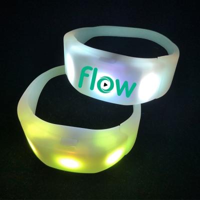 China Christmas Party Small Parties 3 LED Remote Controller DJ Lighting Silicone DMX Smart Wristband Concerts and Music Luminous Remote Control for sale