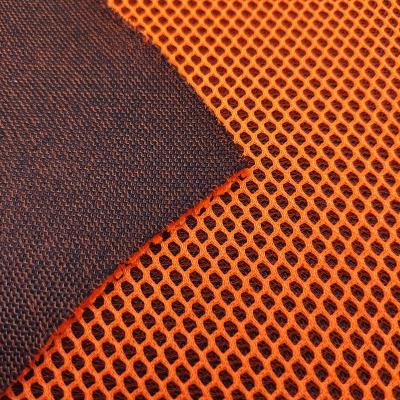 China 3D Spacer Sandwich Polyester Breathable Soft Air Mesh Fabric For Office Chair Car Seat Shoes for sale