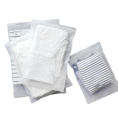 China Recyclable Custom Printed Zipper Frosted Transparent Slide Zip Lock Plastic Bags With Zipper for sale