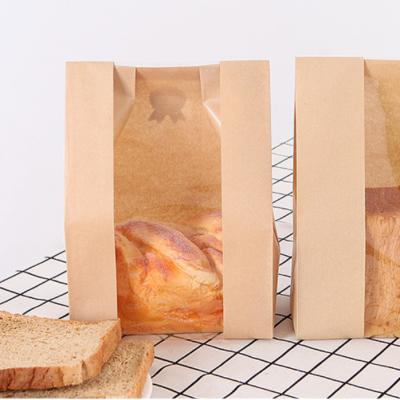 China Recyclable Custom Design Sandwich Paper Bags Food Grade Greaseproof Paper Bag With Your Logo for sale