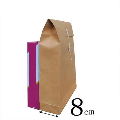 China Folder Recyclable Functional Paper Bag For Wholesale, Kraft Logo Printing Offset Printing Recyclable Folder Kraft Paper Bag Accept for sale