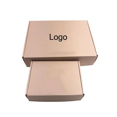 China Recyclable Custom Printing Logo Cardboard Shoe Boxes Mailbox For Express Delivery for sale