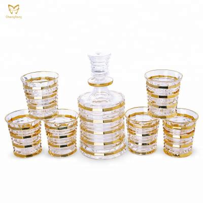 China Appliance 900ml Crystal Whiskey Glass Lead-Free Set of 7 Restaurants for sale