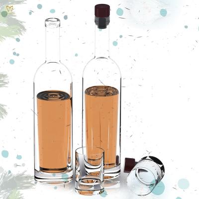 China Restaurants Appliances Design 750ml Your Own Glass Bottle for sale