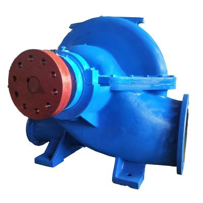 China Commercial Buildings 1000m3/h Double Suction Head Water Pump High Flow Electric Split Case Low Water Pump for sale