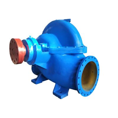 China Commercial Buildings Double Suction Large Capacity Split Case Pump With Electric Motor For Waterworks for sale