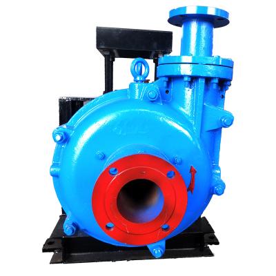 China Commercial Buildings High Wear Resistant Mud Pumping Machine Zj Type Horizontal Sand Gravel Suction Pumps For Dredge for sale