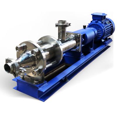 China Commercial direct salessmall scale factory buildings Helical screw pumps high pressure electric mono screw mini slurry pumpPortable pump for sale