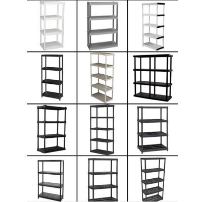 China 1-5 Layers 1-5 Layers Store Store Custom Corner Shelf Adjustable Shelf Plastic Grocery Supermarket Shelf for sale