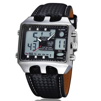 China Automatic Date Men Sport Watches Quartz 3atm Analog-Digital Waterproof Fashion Military Male Clock Watch for sale