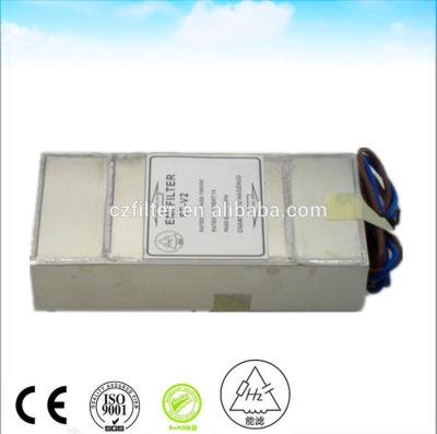 China 2 Lines Singlephase 250v Ac Emi Filter 1a Video Power Line Noise Filter competitive price for sale