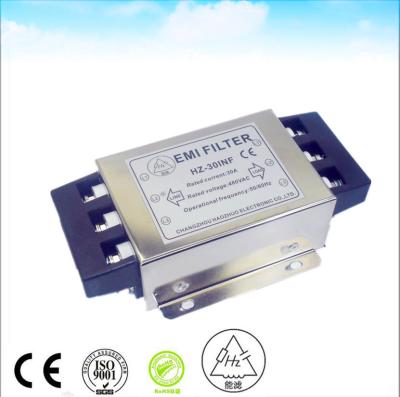 China Power Supply 3 Phases Emi Suppression Filter Interference Suppression Filter dc ac for sale