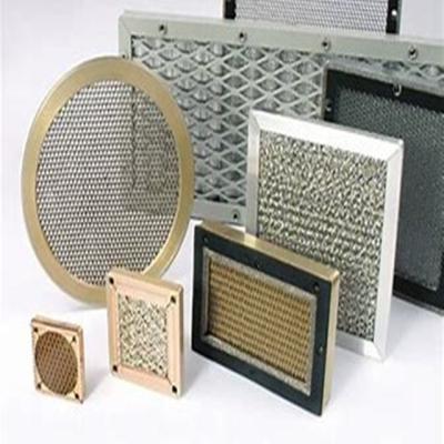 China Painéis de aço inoxidável da ventilação do favo de mel de 12.5MM EMI Honeycomb Vents Air Filter à venda