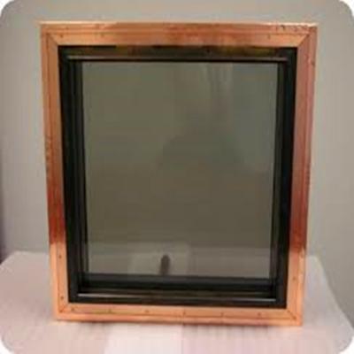 China 5mm Glass Rf Emi Shielding Window For Mri Shielding Room With Wire Mesh Inside emi for sale