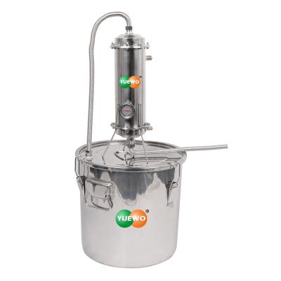 China Factory High Quality 30L Industrial Alcohol Ethanol Distiller Small Distillation Apparatus for sale