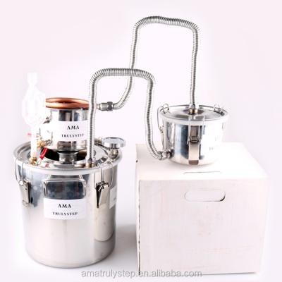 China Factory 12L Home Use 304 Stainless Steel Eco - Friendly Home Alcohol Distiller for sale