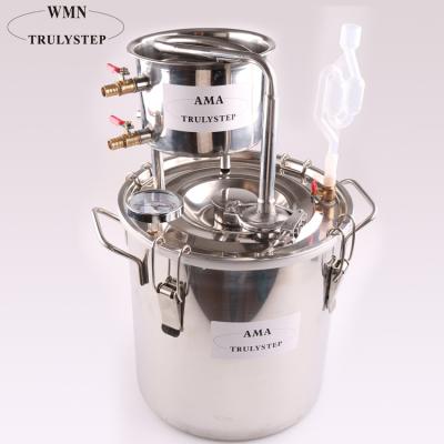 China Factory 2 Pots 30L Home Distilling Stainless Steel Rose Water Distiller for sale