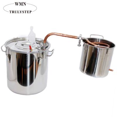 China Copper Alcohol Distiller Moonshine Still Home Wine Making Kit 30L for sale