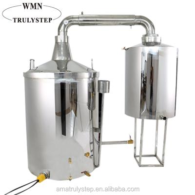 China Pure Water 780L Double Layer 304 Stainless Steel Herb Essential Oil Water Distiller for sale