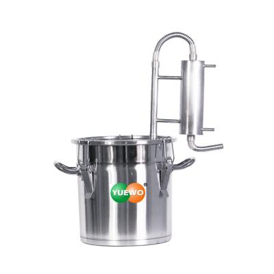 China Factory 33L 304 DIY Stainless Steel Home Alcohol Distiller 1 Year Warranty Essential Oil Distillation Equipment for sale