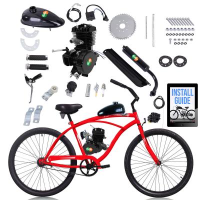 China Wholesale 80cc Motorized 2-Stroke Upgrade Bike Conversion Kit DIY Gasoline Engine Bicycle Engine Kit 1 for sale