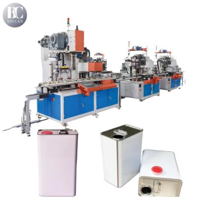 China 4L Paint Tin Can Making Machine 30cpm Speed for Rectangular Chemical Tins for sale