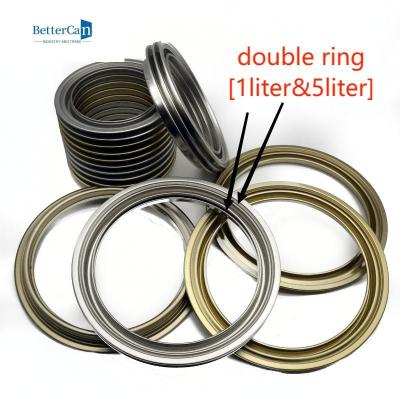 China D108 Chemical Round Cans Components Clear Coated 1liter D105 for sale