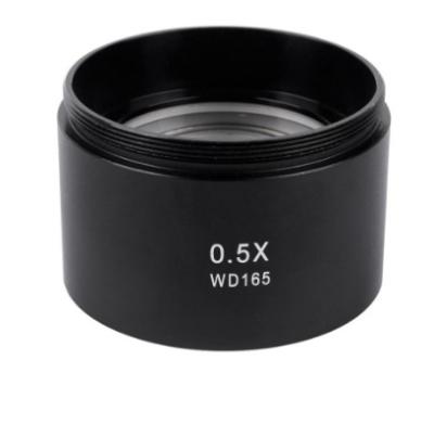 China Microscope Accessories 1.5X 0.5X 0.7X 0.75X Auxiliary Objective Barlow Lens For Stereo Microscope à venda