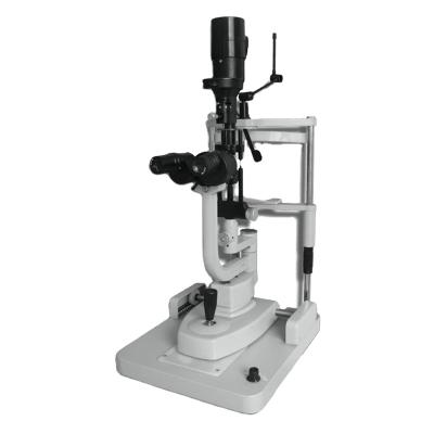 China Medical Adjustable Ophthalmic Slit Lamp Three Magnification Optical Photo Slit Lamp Microscope zu verkaufen