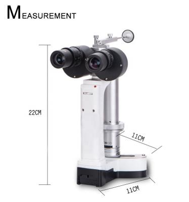 Cina 2020 optical and ophthalmic handheld LED portable Slit lamp microscope in vendita