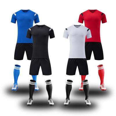 China Quick-drying Customized men football uniform children jersey adult sublimation football uniform sportswear set for sale