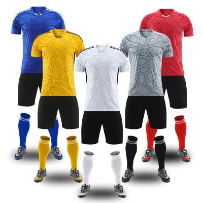 China Quick-drying Sublimation Football Kit Football Shirt Maker Sports T Shirt Custom Design Soccer Jersey Uniform for sale