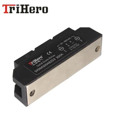 China SSR Sealed Solid State Relay, SSR Relay, Trihero 100A DC-AC Industrial Class SSR-100DA for sale