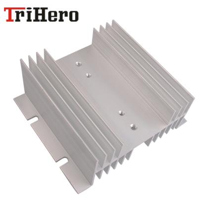 China W-100 Aluminum Heatsink Heatsink for 60A Solid State Relay, Single Phase SSR Solid State Relay Heatsink for sale