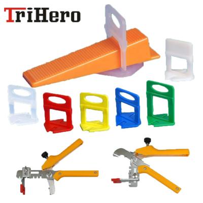 China Modern 1.0mm, 1.5mm, 2.0mm 3.0mm Tile Leveling System Clips and Wedges Ceramic Tile Leveling Install Tools Tile Leveling System Spacer for sale