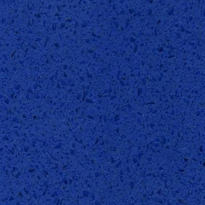 China Blue Mirror Engineered  Artificial Quartz Stone Countertop for bathroom for sale