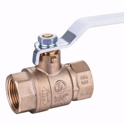 China Full Brass NPT Forged Brass Left Hand Ball Valve With Private Label On Handle CSA FM UL IAPMO for sale