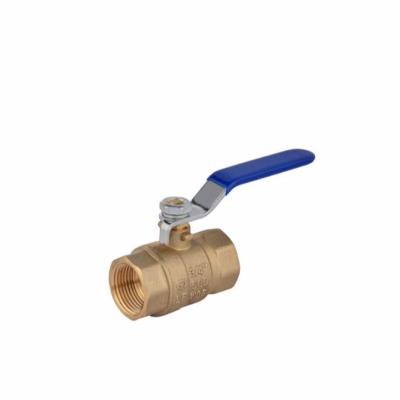 China Full NPT Forged Brass Port Brass Ball Valve Valve Manufacturer for sale