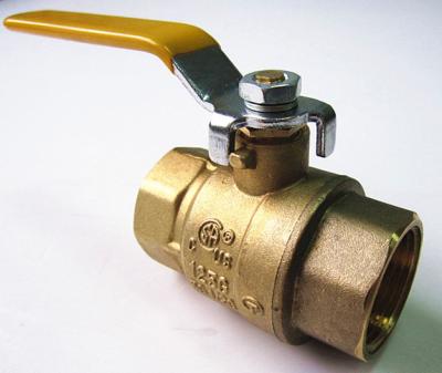 China UL Brass Ball Valve CUPC AB1953 NSF61 Brass Full NPT CSA FM 600wog 1/2