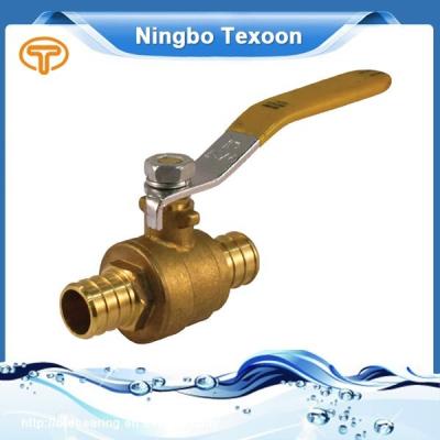 China PEX CUPC Brass Red Handle BRASS Ball Valve NSF61 Lead Free AB1953 CSA for sale