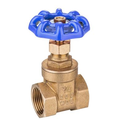 China Gate Valve Standard Forged Brass Port Weld Ends Lead Free 1/2